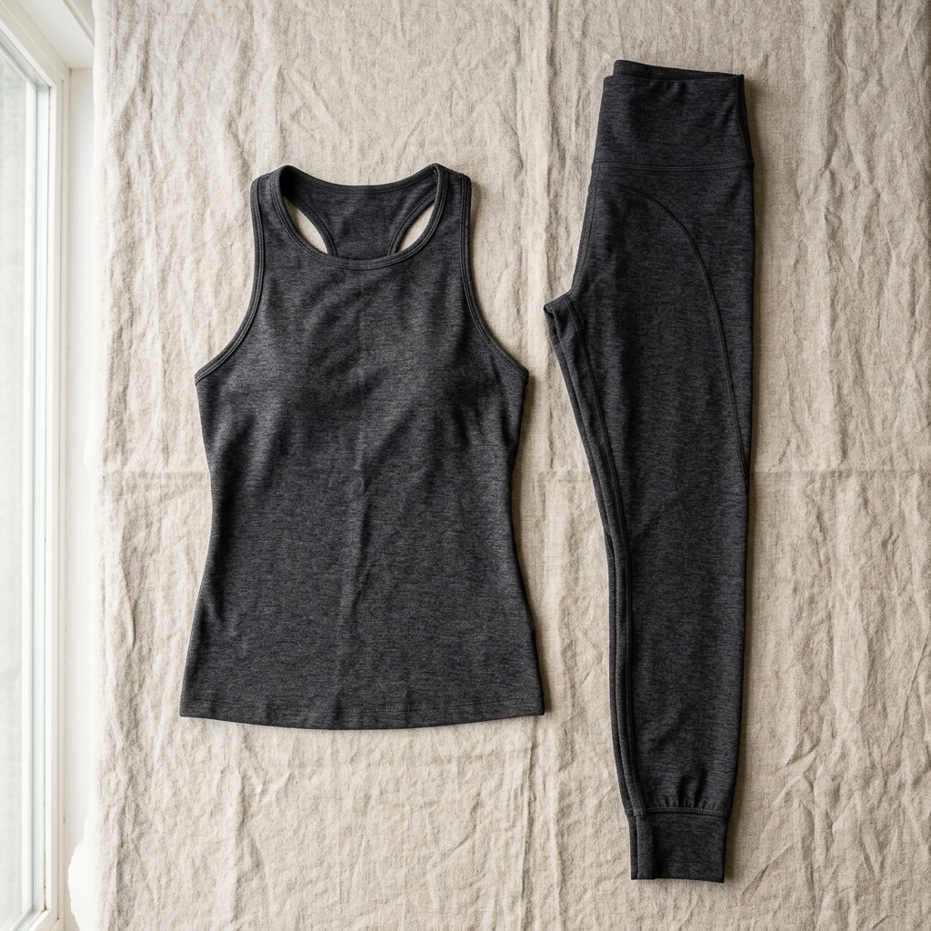 Set de activewear Distintivo, top y leggings