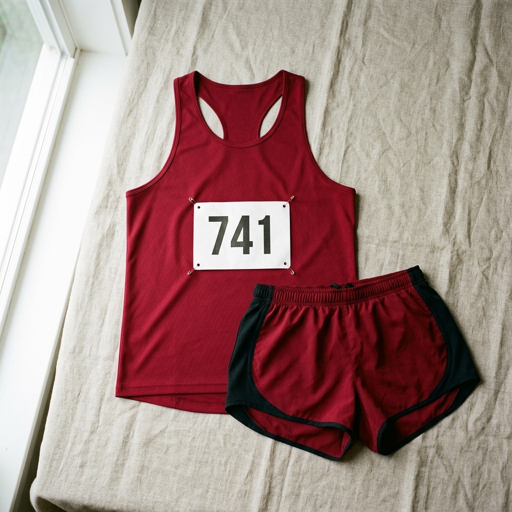 Uniforme de atletismo Distintivo, singlet y short