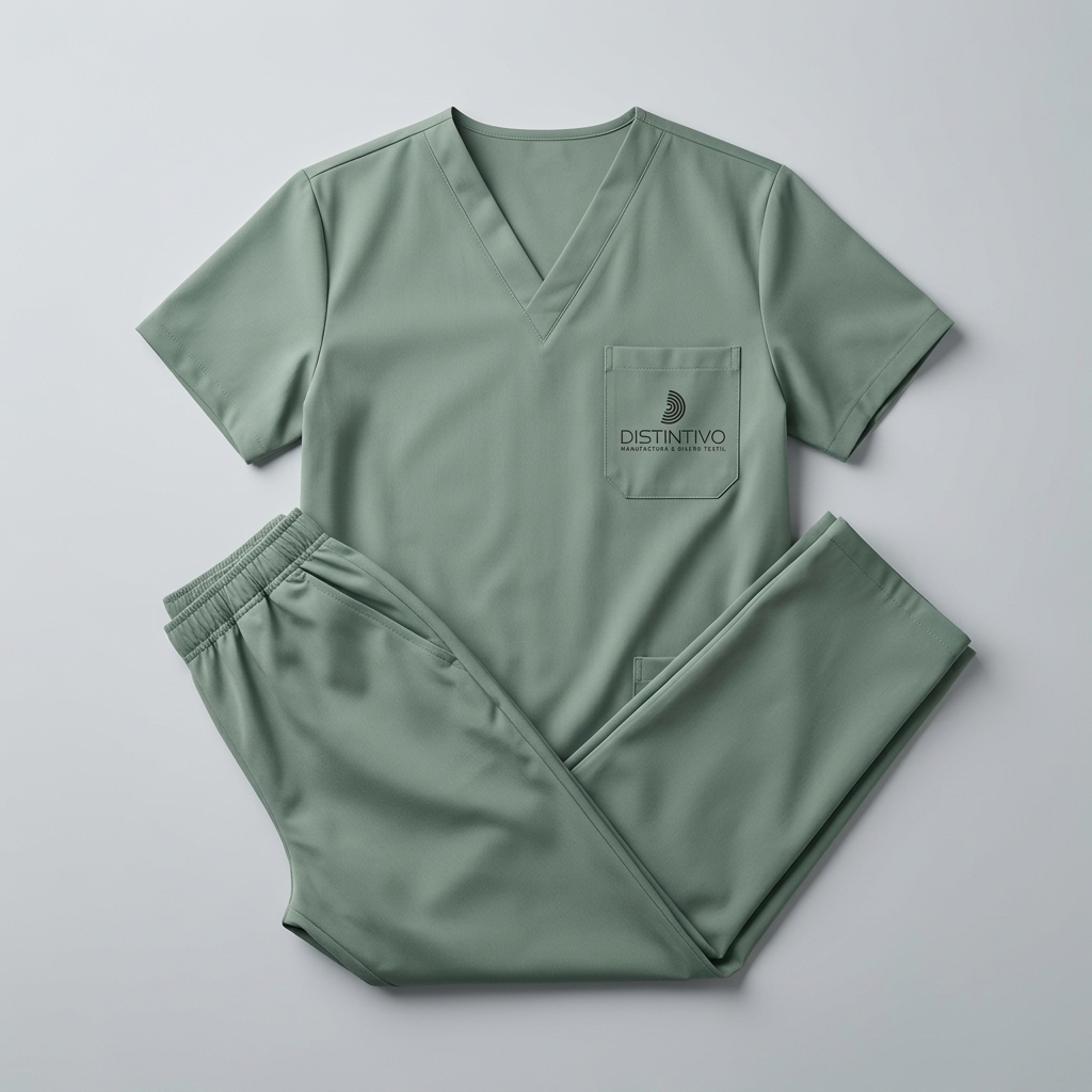 Scrubs verdes Distintivo, set completo