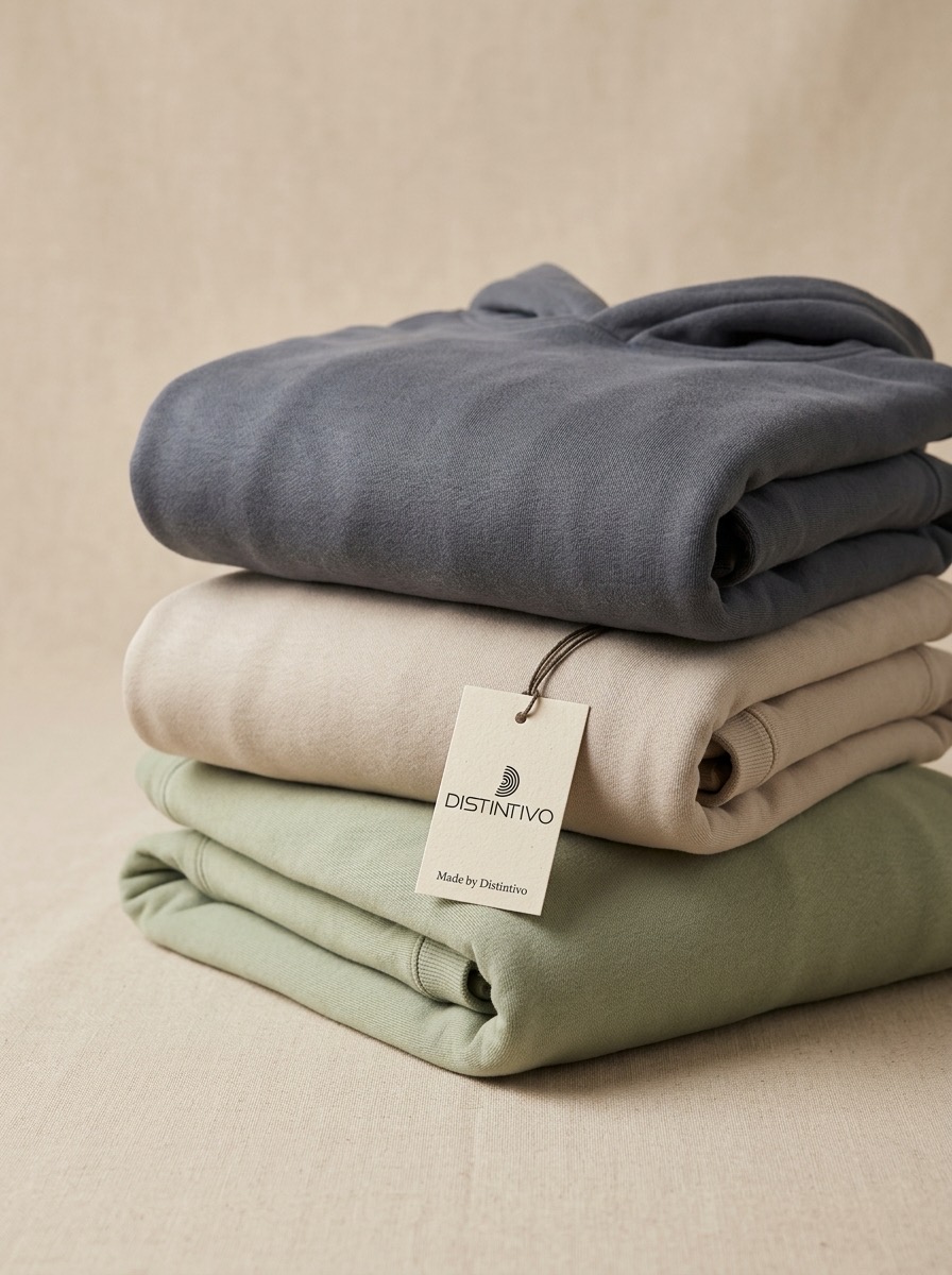 Hoodies de marca Distintivo en tres colores